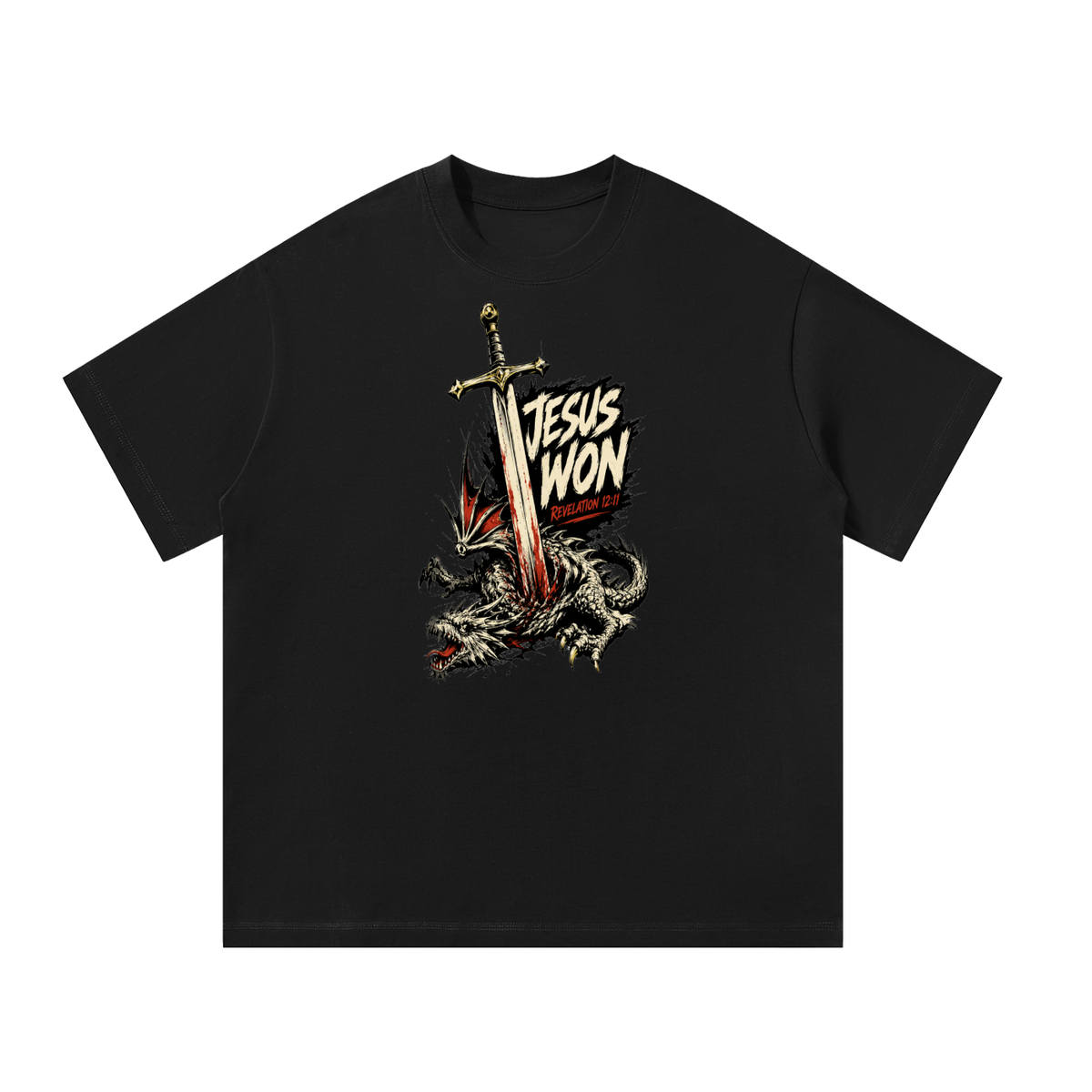 Jesus Won Revelation 12:11 T-Shirt
