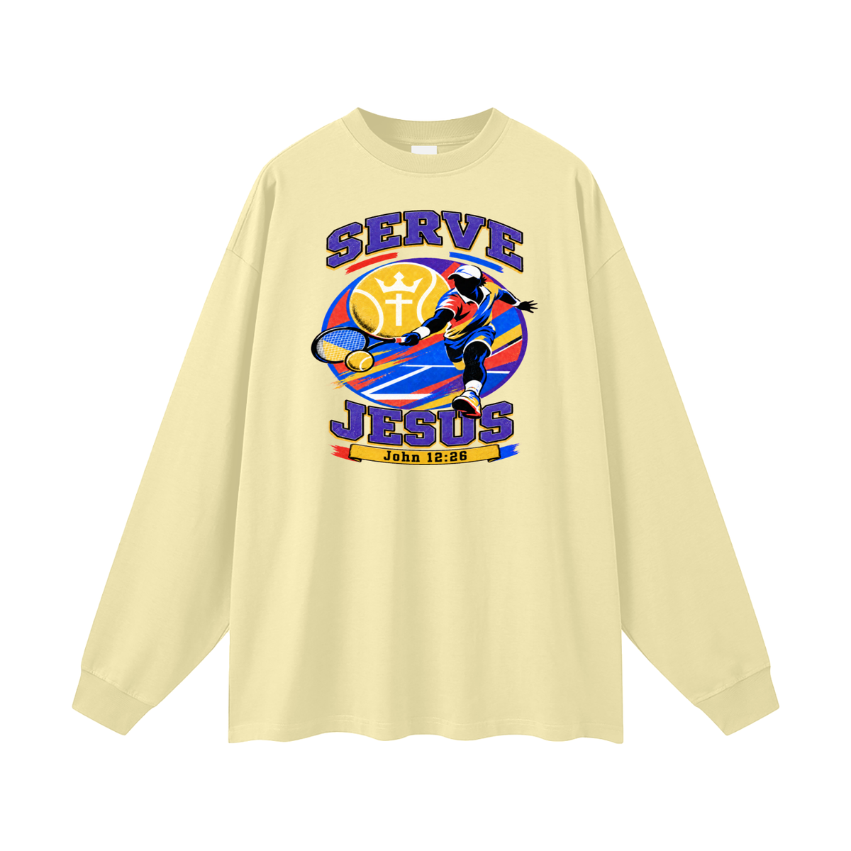 Serve Jesus Long Sleeve T-Shirt