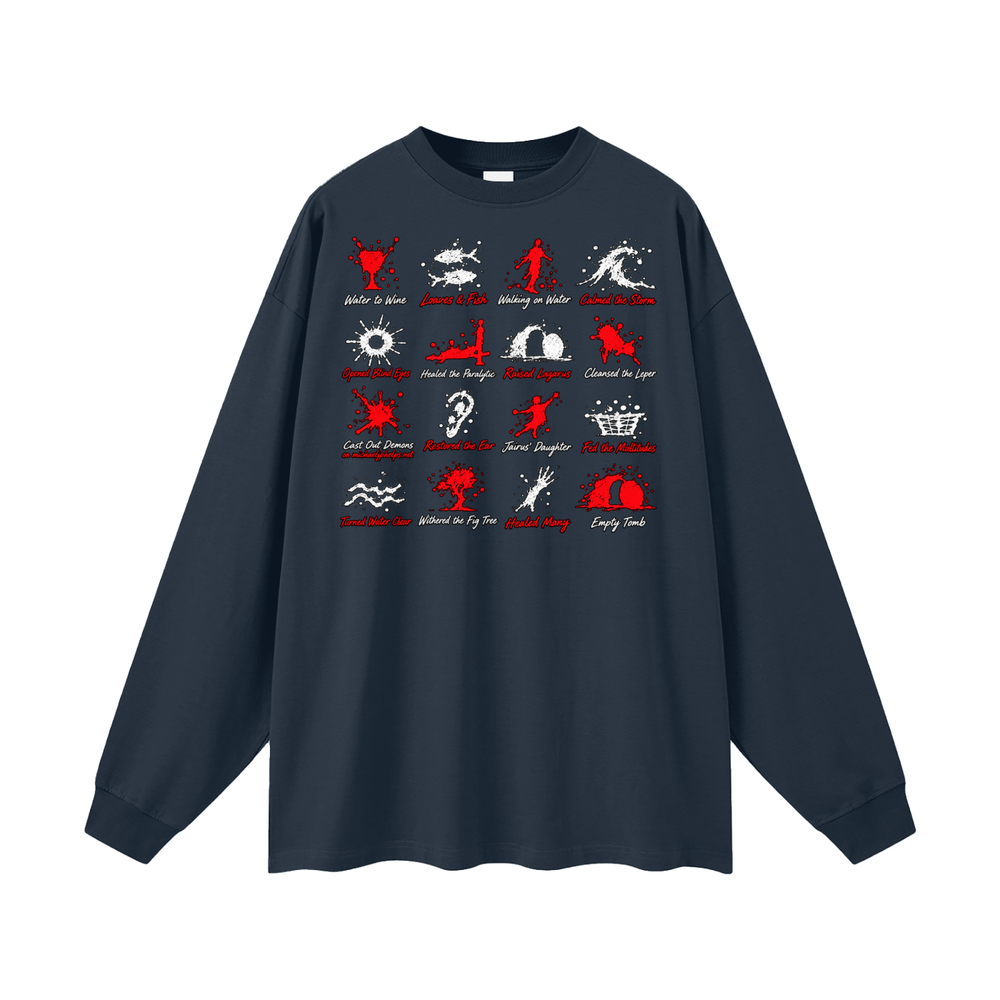 cast out demons on Michaeljphelps.Net Long Sleeve T-Shirt