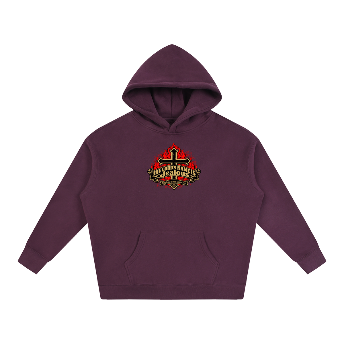 THE LORD'S NAME IS Jealous The phrase is from Exodus 34:14 Hoodie