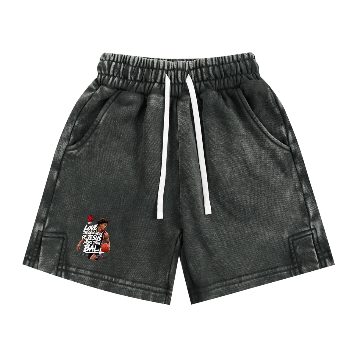 LOVE THE GOOD NEWS OF JESUS MORE THAN BALL Kids' Shorts
