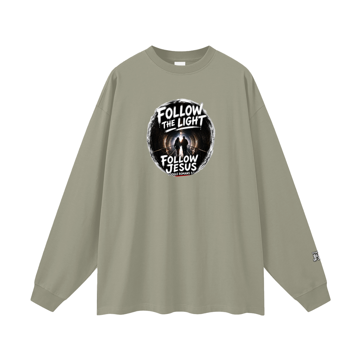 Follow the Light Follow Jesus Long Sleeve T-Shirt