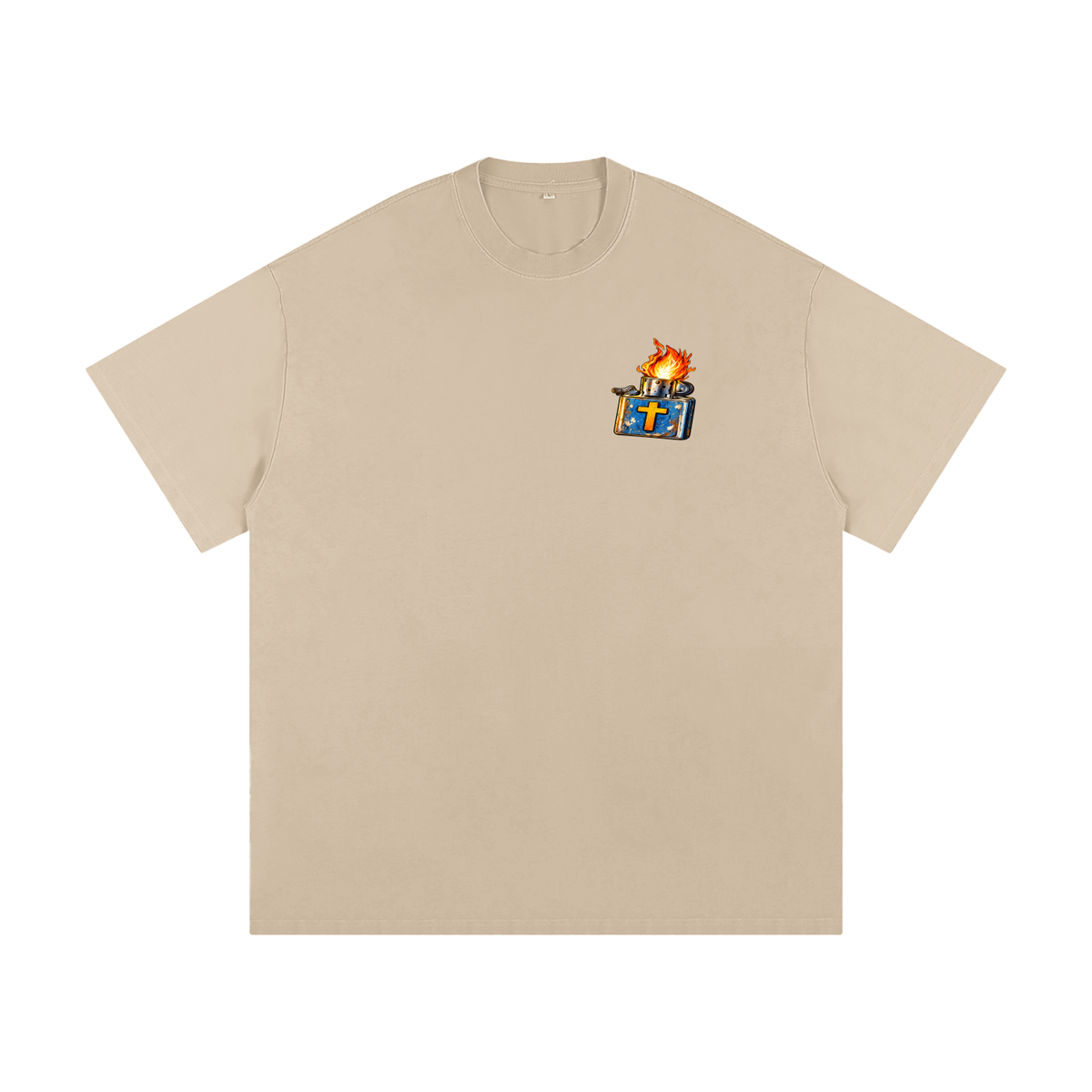 JESUS SAVES FROM IRE THAT GOES OUT AND DOGS DON'T GO TO THE NEW JERUSALEM ACCORDING TO REVELATION 22:15 T-Shirt