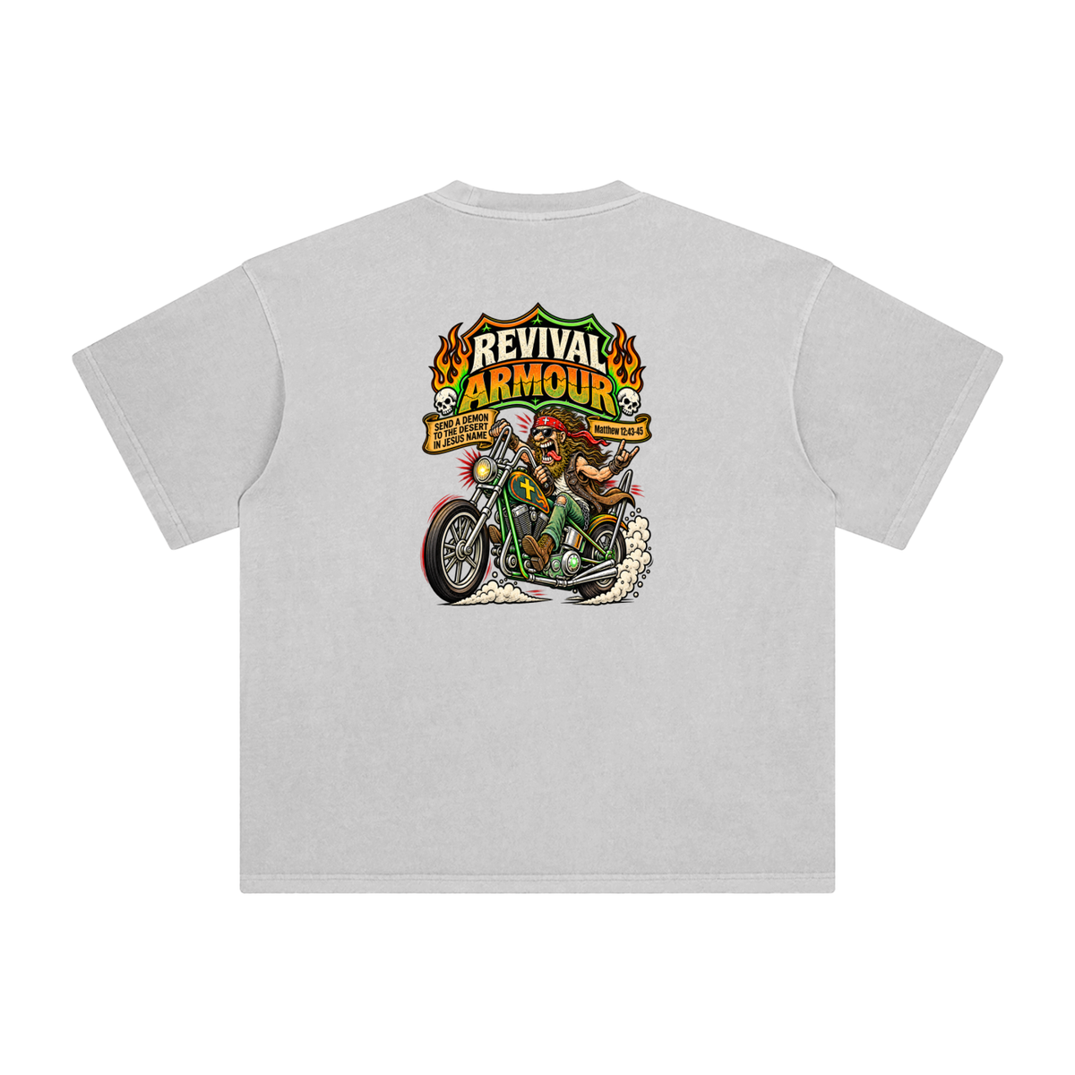 JESUS SAVES REVIVAL ARMOUR SEND A DEMON TO THE DESERT IN THE NAME OF JESUS T-Shirt