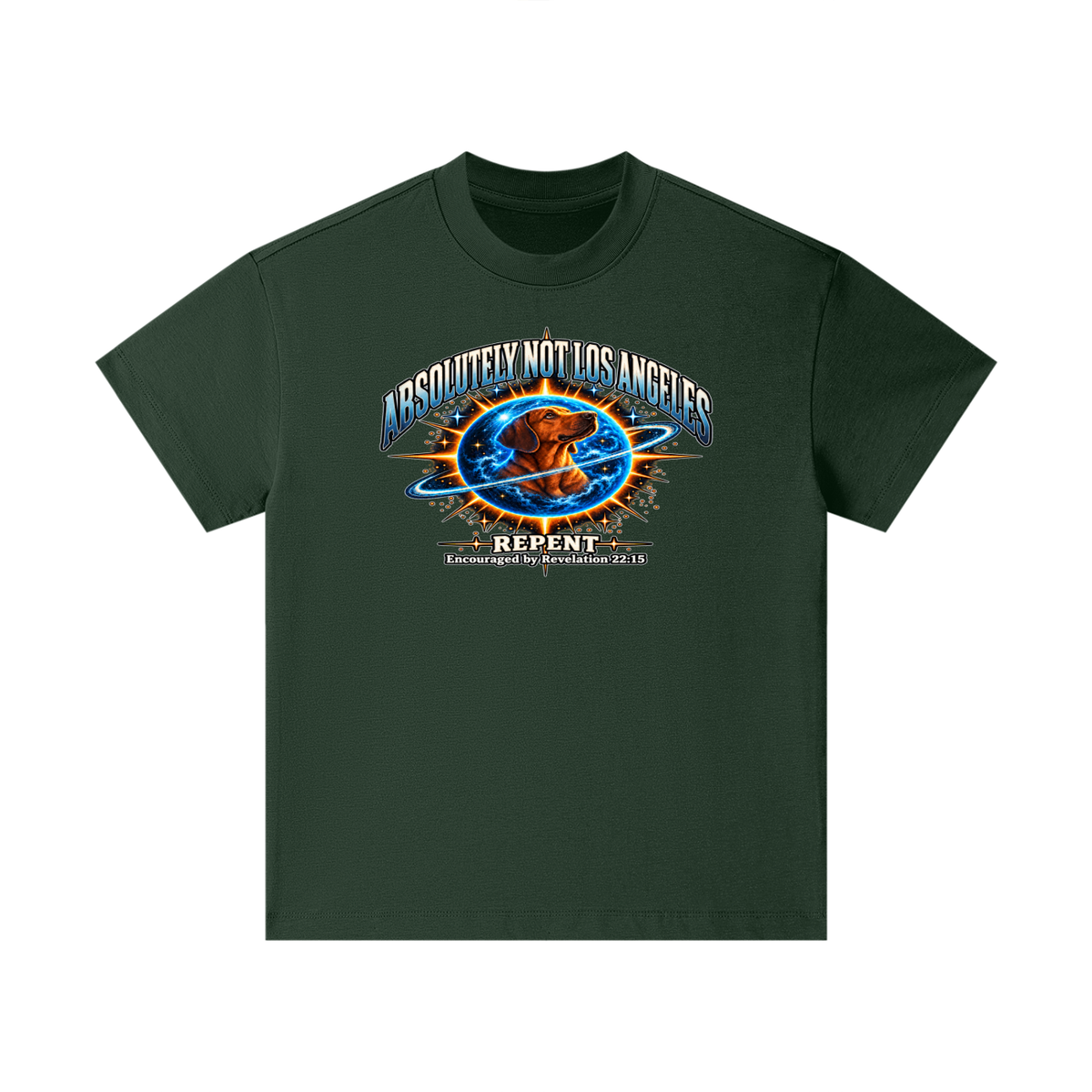 ABSOLUTELY NOT LOS ANGELES REPENT Encouraged by Revelation 22:15 Kids T-Shirt