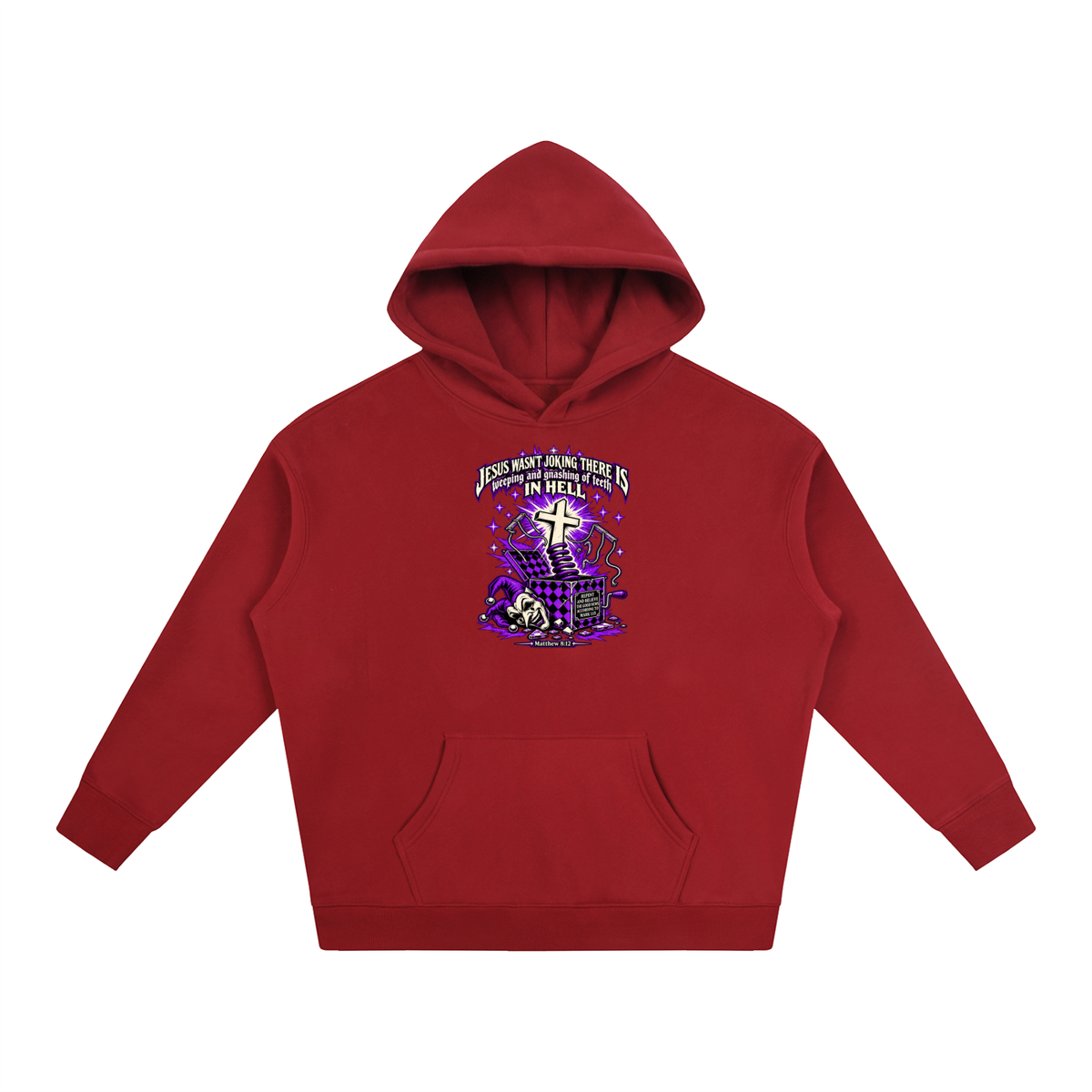 Jesus wasn’t joking there is weeping and gnashing of teeth in hell Hoodie