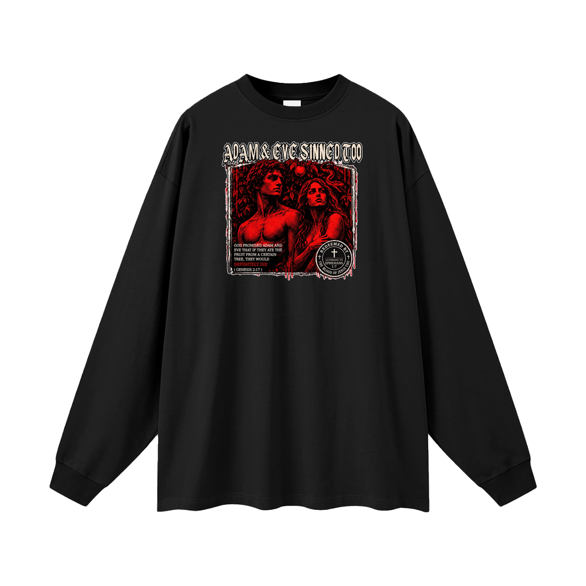 ADAM & EVE SINNED TOO Long Sleeve T-Shirt