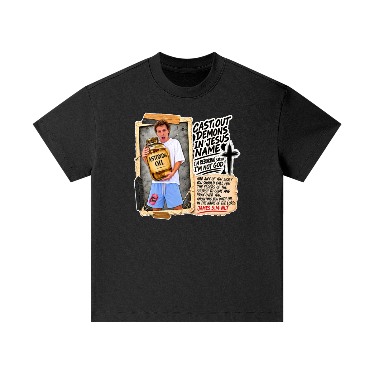 I'M REBUKING satan I'M NOT GOD Kids T-Shirt