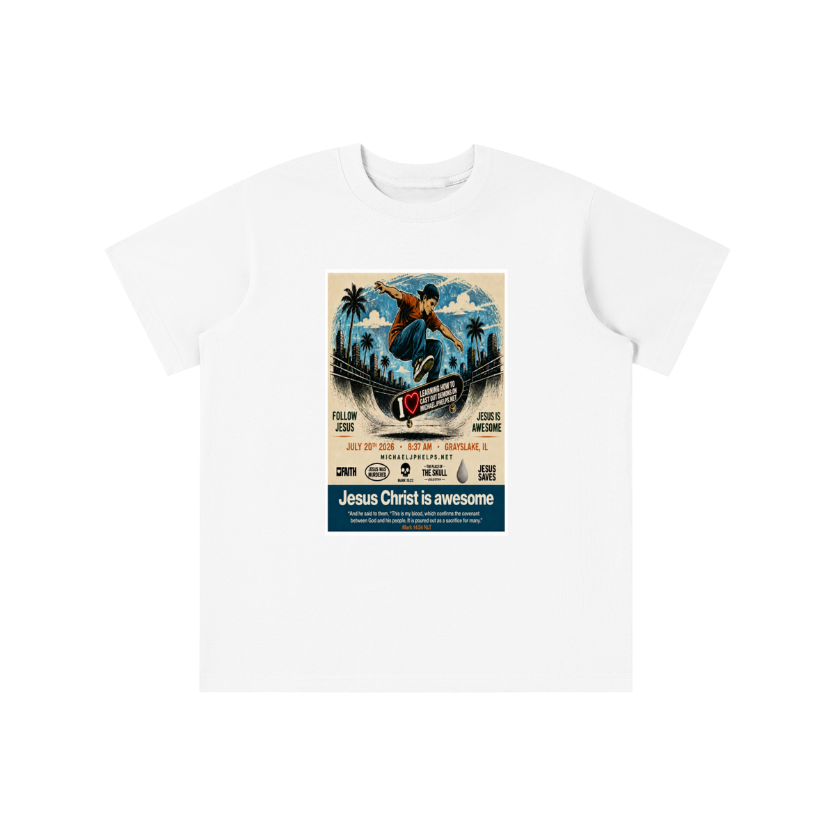 Jesus Christ is awesome youth T-shirt