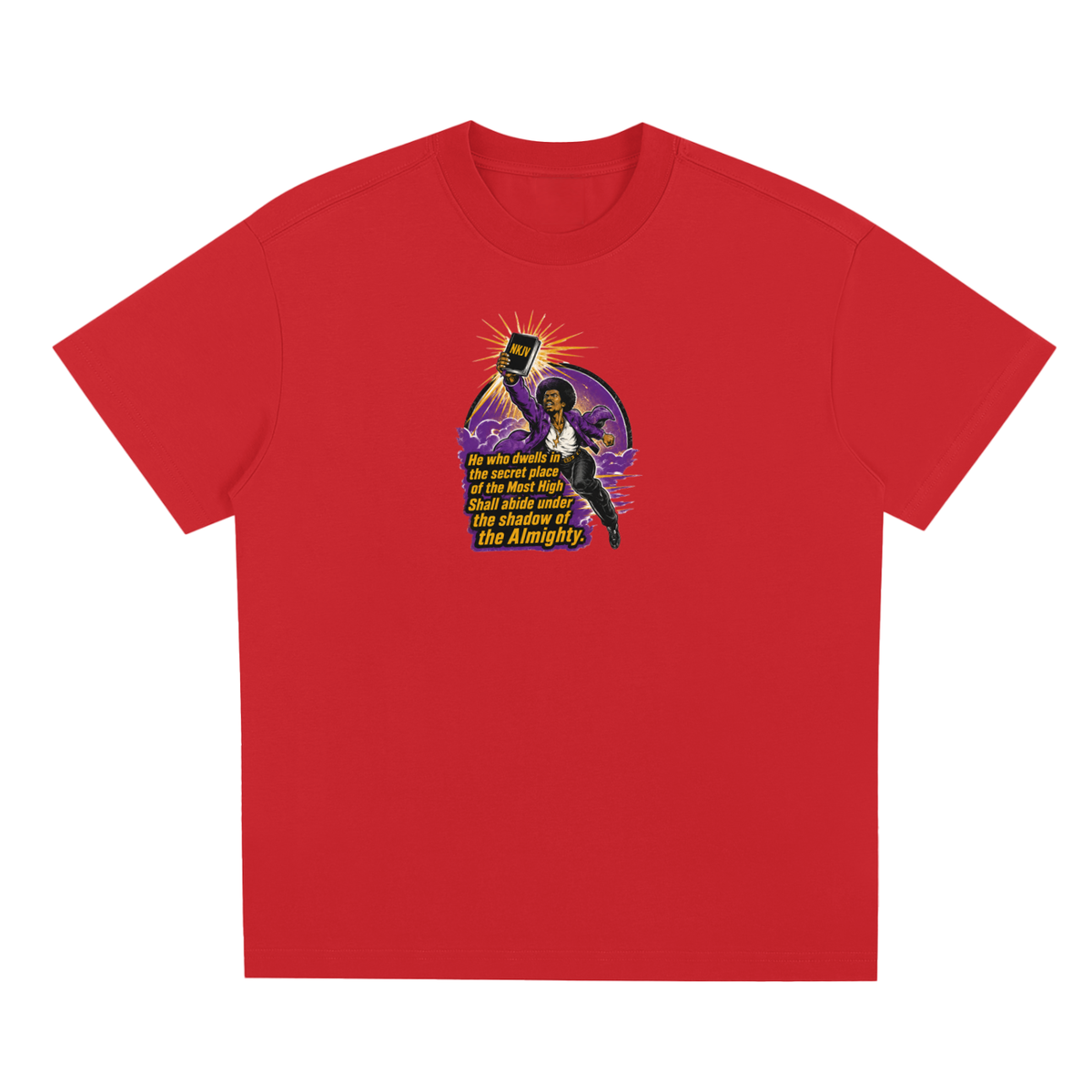 NKJV Psalms 91:1 T-Shirt