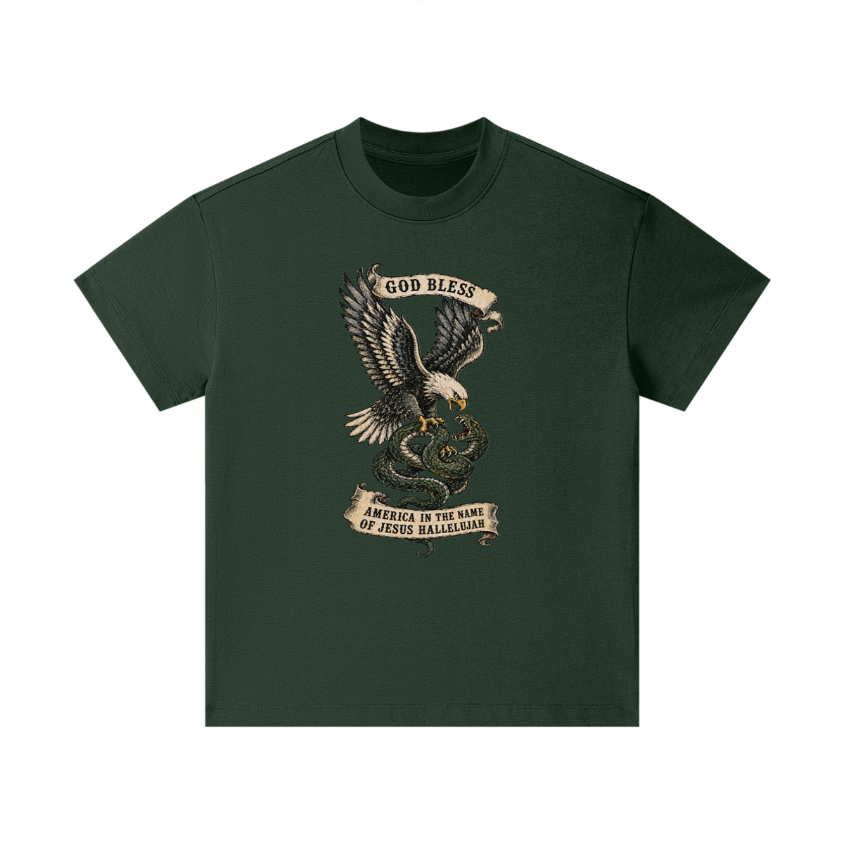 GOD BLESS AMERICA IN NAME OF JESUS HALLELUJAH Kids T-Shirt