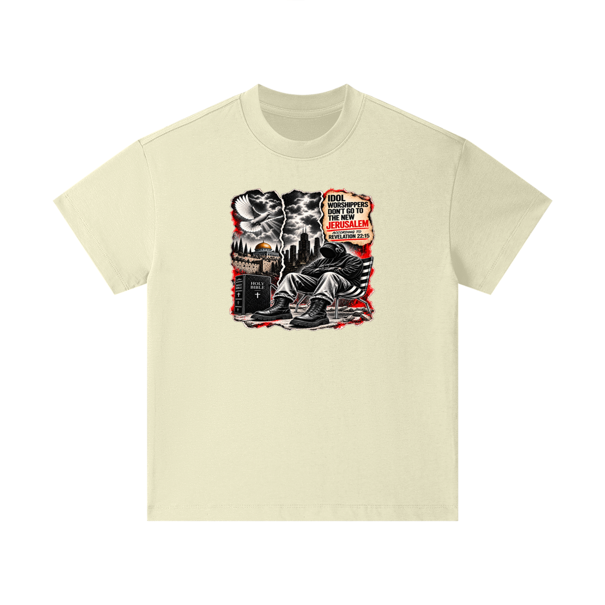 IDOL WORSHIPPERS DON'T GO TO NEW JERUSALEM ACCORDING TO REVELATION 22:15 Kids T-Shirt
