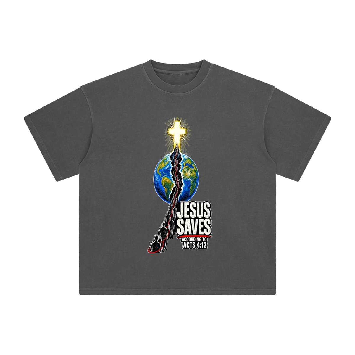 JESUS SAVES ACCORDING TO ACTS 4:12 T-Shirt