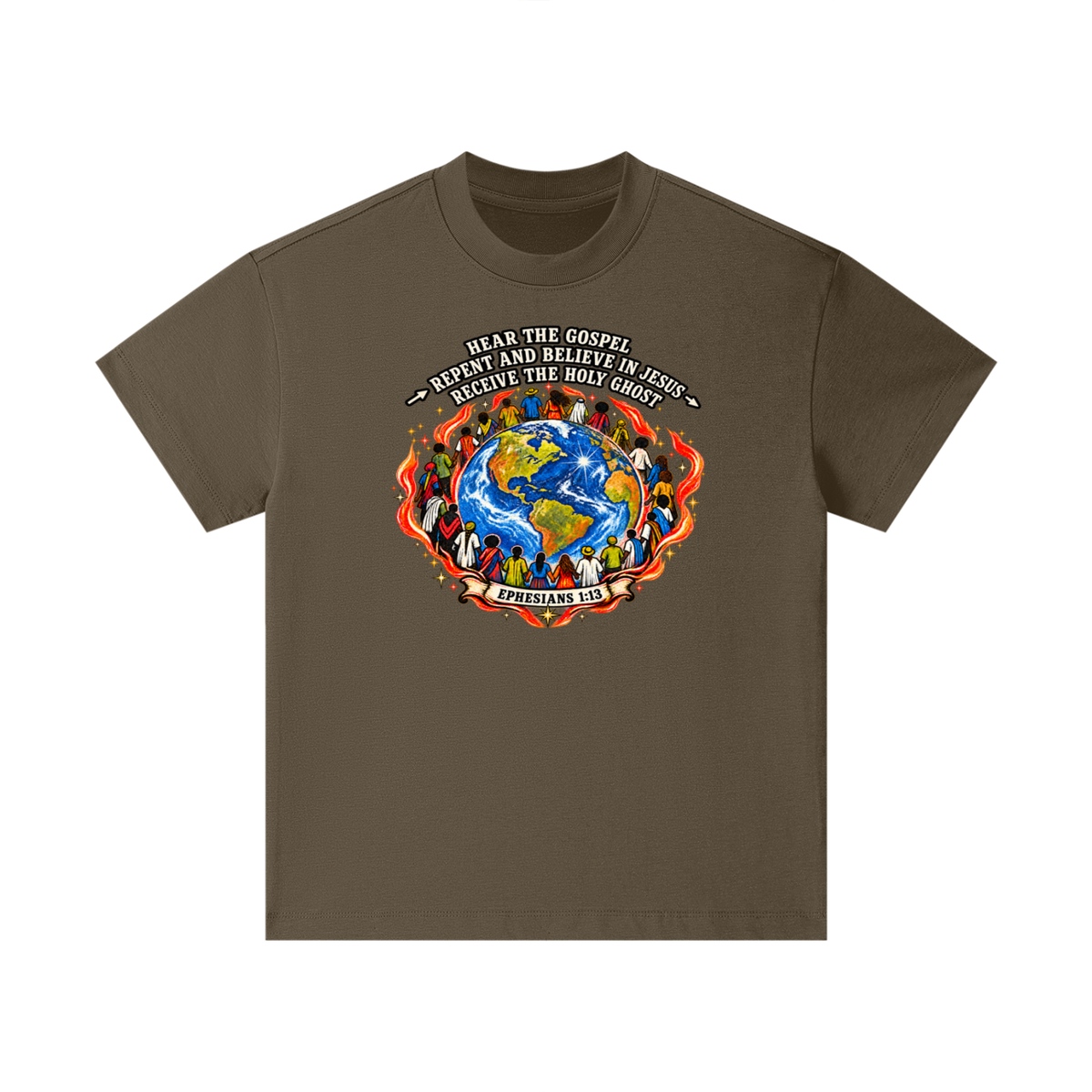 Hear the Gospel > repent and believe in Jesus > Receive the Holy Ghost Kids T-Shirt