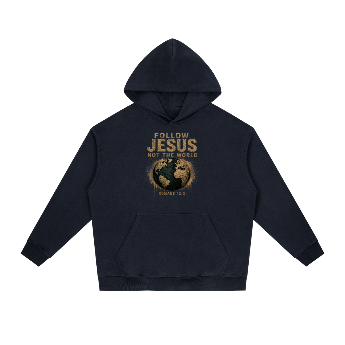 FOLLOW JESUS NOT THE WORLD ROMANS 12:2 Hoodie