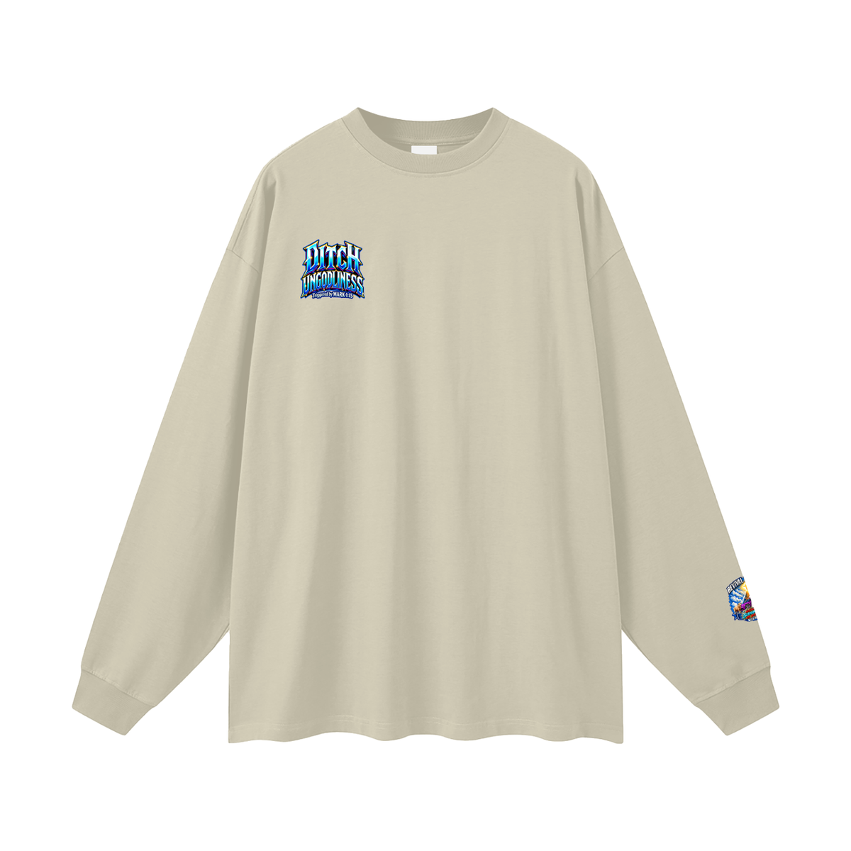 REVIVAL ARMOUR deliberately SINNING IS STUPID HEAVEN AND HELL ARE REAL PLACES DITCH UNGODLINESS Triggered by MARK 1:15 Long Sleeve T-Shirt