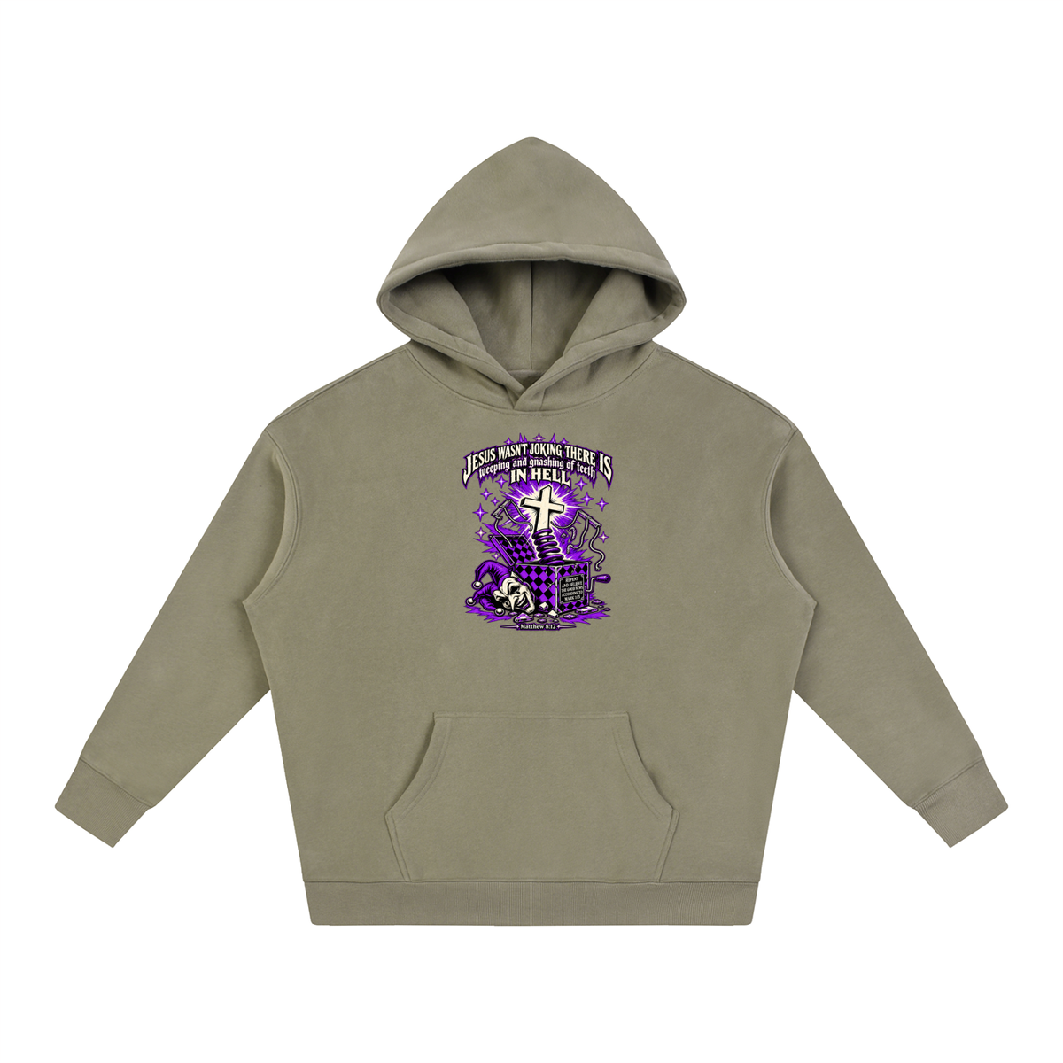 Jesus wasn’t joking there is weeping and gnashing of teeth in hell Hoodie