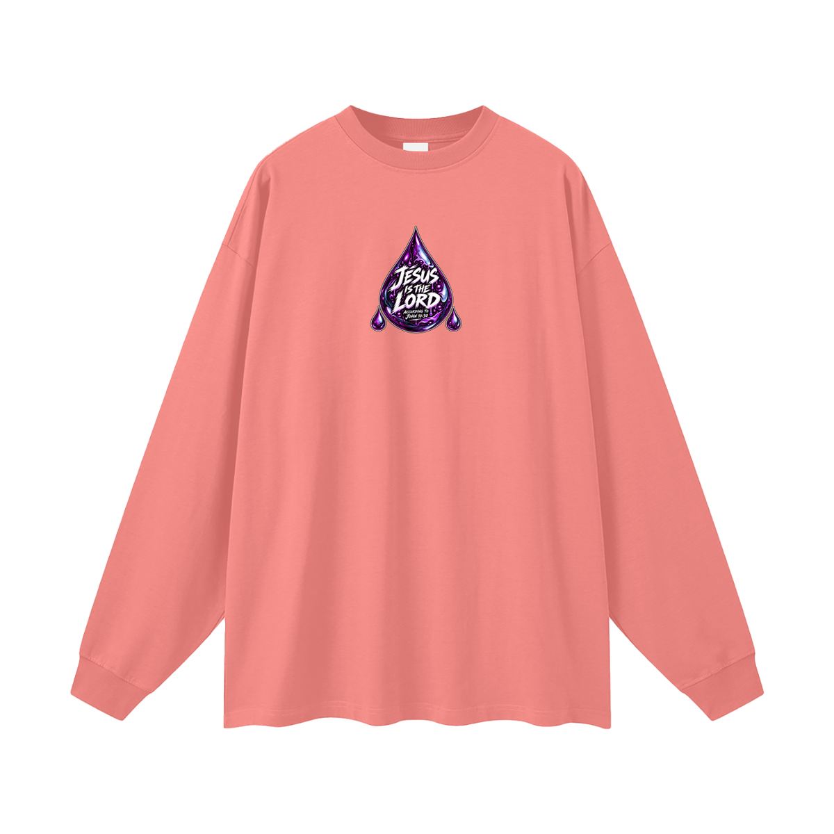 JESUS IS LORD ACCORDING TO JOHN 10:30 THIS HOUSE WiLL SERVE THE LORD THE PERSON WILL "THE HOUSE" WILL SERVE THE LORD NOT THE "BUILDING" Long Sleeve T-Shirt