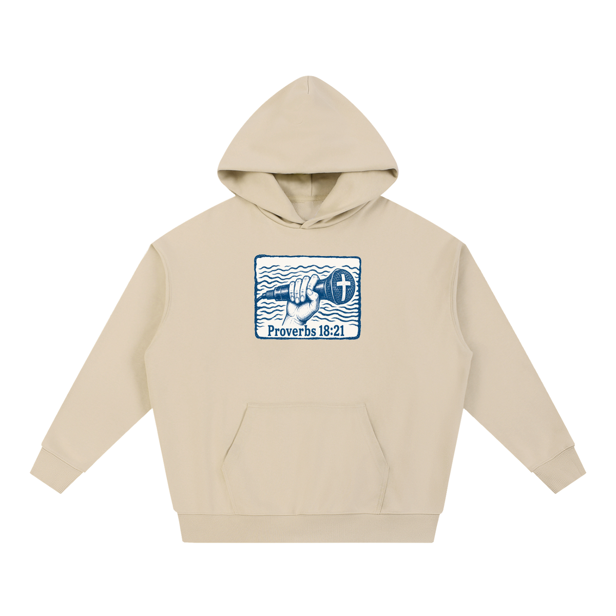 Proverbs 18:21 mic Hoodie