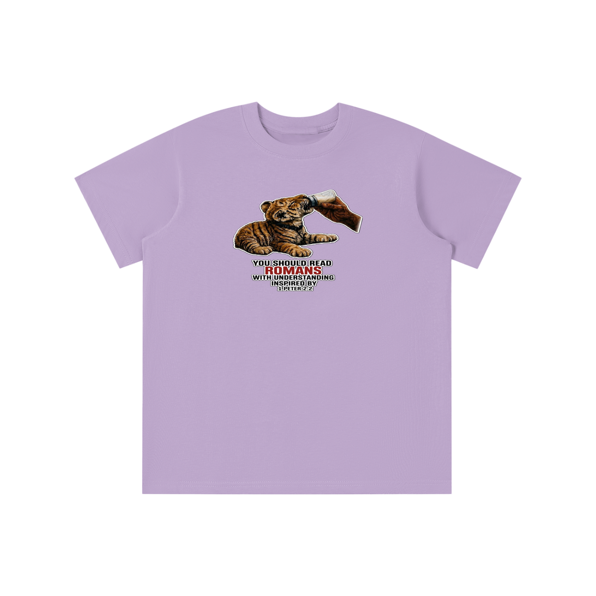 YOU SHOULD READ ROMANS WITH UNDERSTANDING INSPIRED BY 1 PETER 2:2 youth T-shirt