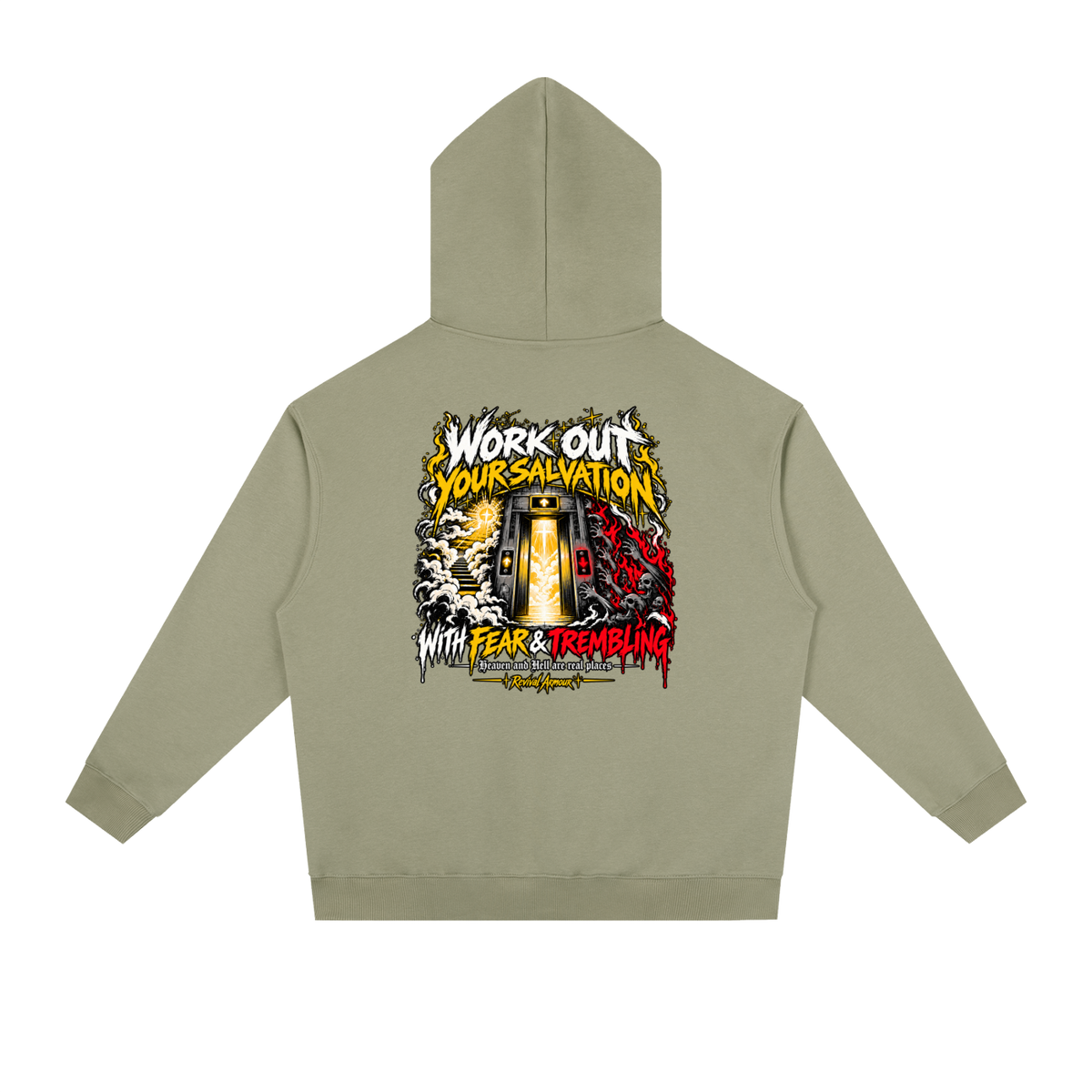 THE WAGE OF SIN IS DEATH WORKOUT YOUR SALVATION WITH FEAR & TREMBLING Hoodie