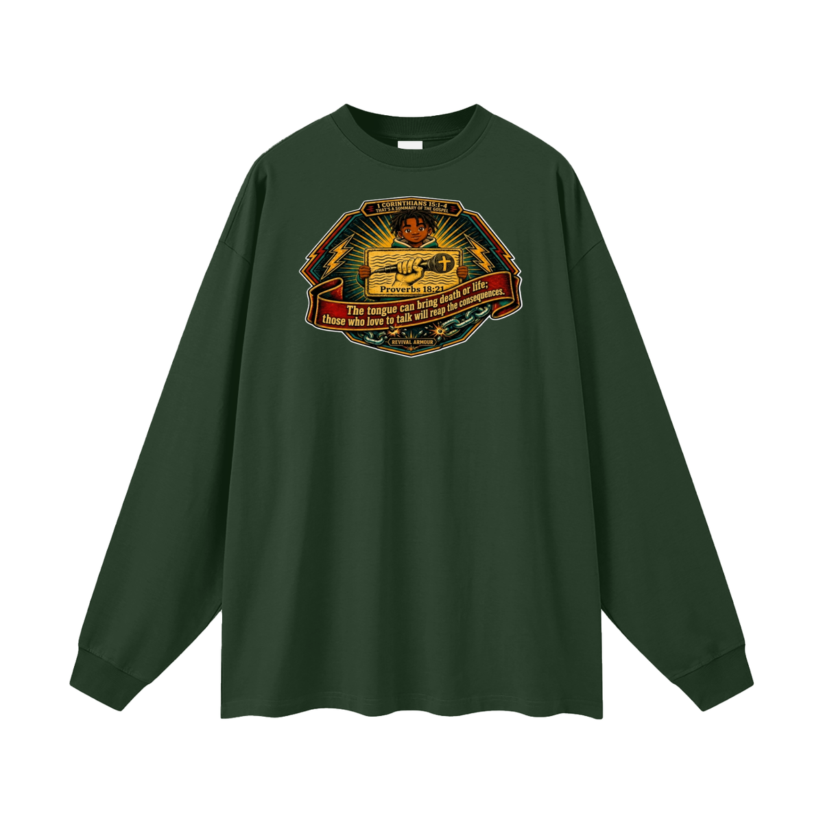 Oversized Unisex Long Sleeve T-Shirt