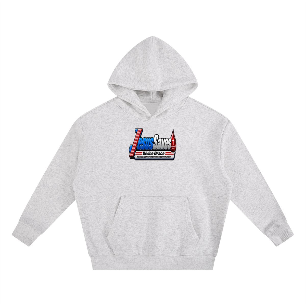 JESUS SVAES (EPHESIANS 2:8-9) DIVINE GRACE INSPIRED BY GOD'S WRATH BEING AGAINST SINFUL HUMANITY Hoodie