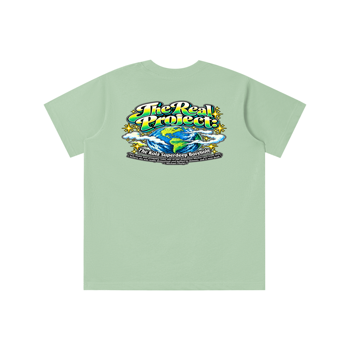 REDEEMED BY THE OF JESUS ACCORDING TO EPHESIANS 1:7 THE REAL PROJECT: THE KOLA SUPERDEEP BOREHOLE youth T-shirt