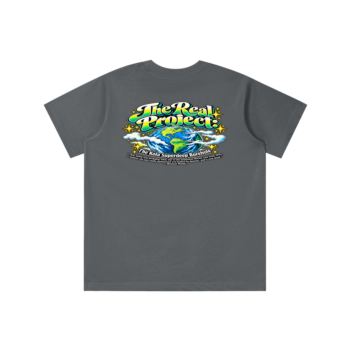 REDEEMED BY THE OF JESUS ACCORDING TO EPHESIANS 1:7 THE REAL PROJECT: THE KOLA SUPERDEEP BOREHOLE youth T-shirt