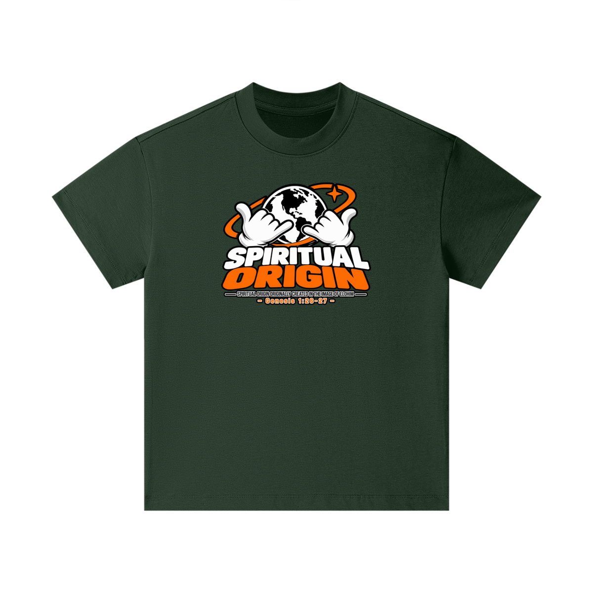 SPIRITUAL ORGIN SPIRITUAL ORGIN ORIGINALLY CREATED IN THE IMAGE OF ELOHIM - GENESIS 1:26-27 - Kids T-Shirt