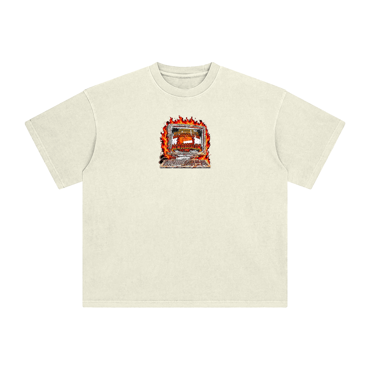 ACCORDING TO REVELATION 22:15, DOGS DON'T GO TO THE NEW JERUSALEM T-Shirt