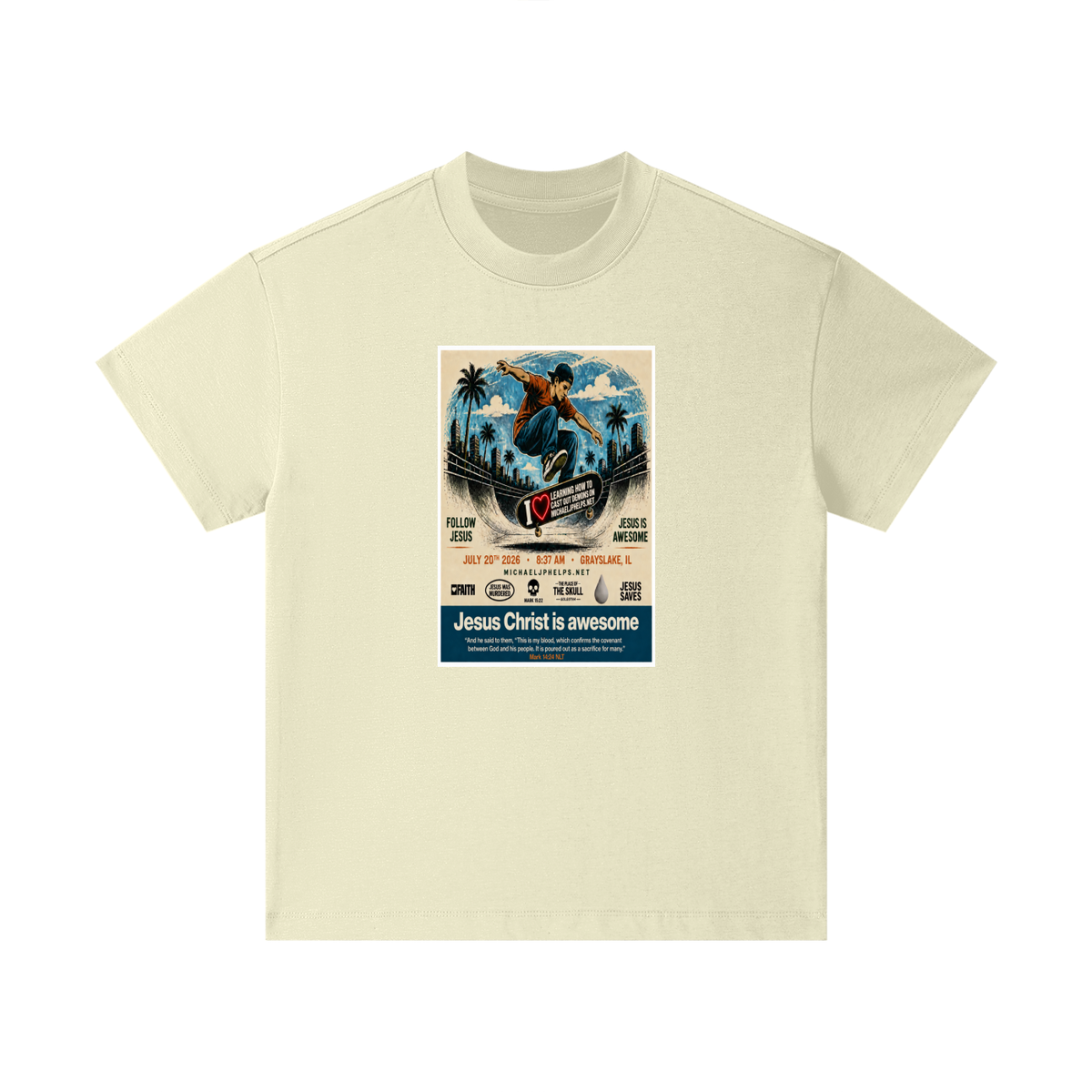 Jesus Christ is awesome Kids T-Shirt