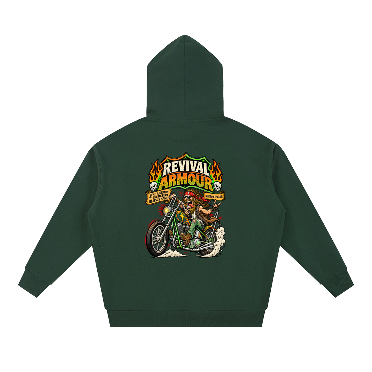 REVIVAL ARMOUR SEND A DEMON TO THE DESERT IN JESUS NAME [MATTHEW 12:43-45] Hoodie