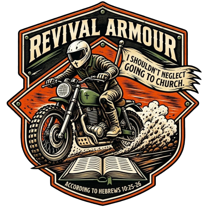 THE WAGE OF SIN IS DEATH REVIVAL ARMOUR I SHOULDN'T NEGLECT GOING TO CHURCH. ACCORDING TO HEBREWS 10:25-26 Hoodie