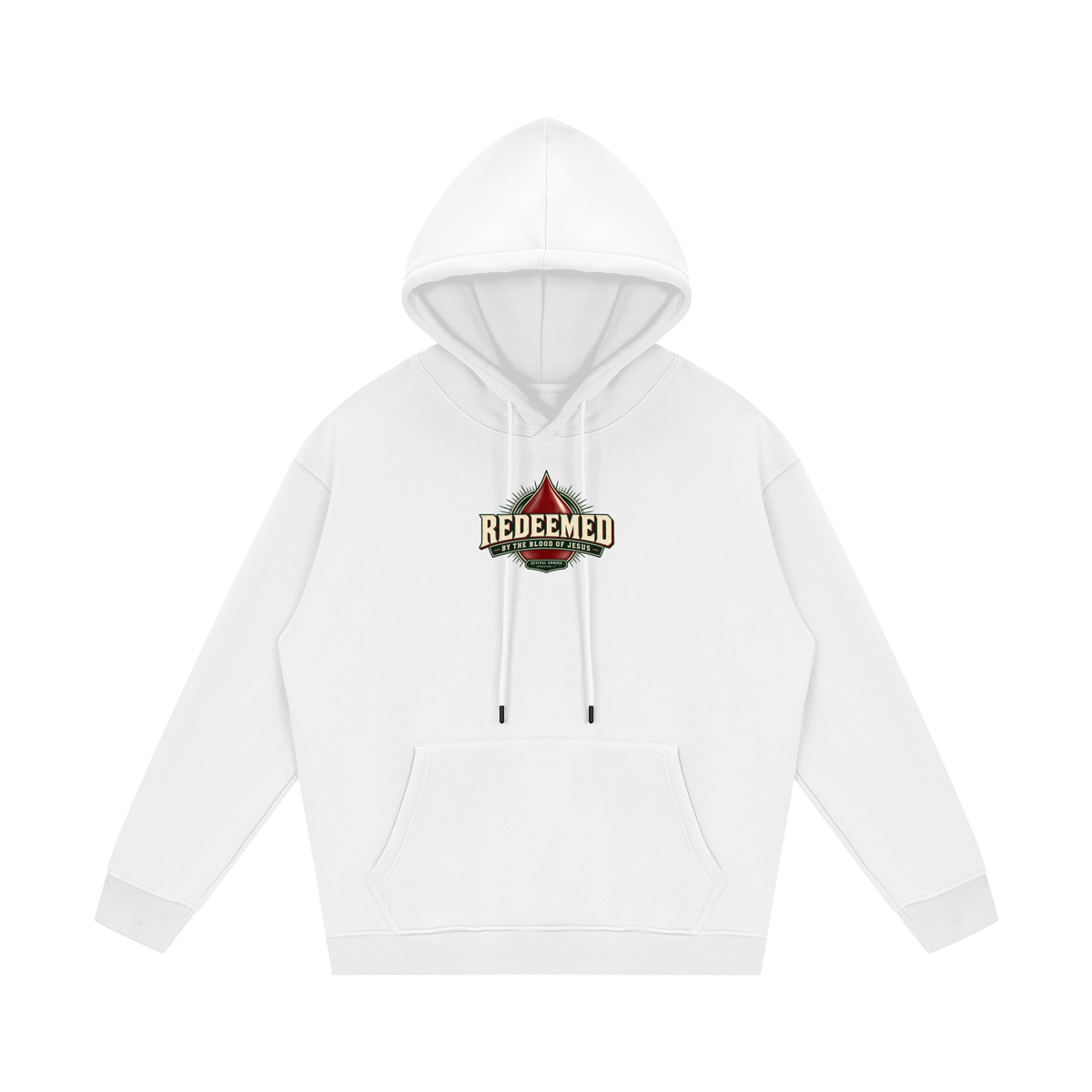 REDEEMED BY THE BLOOD OF JESUS -REVIVAL ARMOUR- -EPHESIANS 1:7- Hoodie