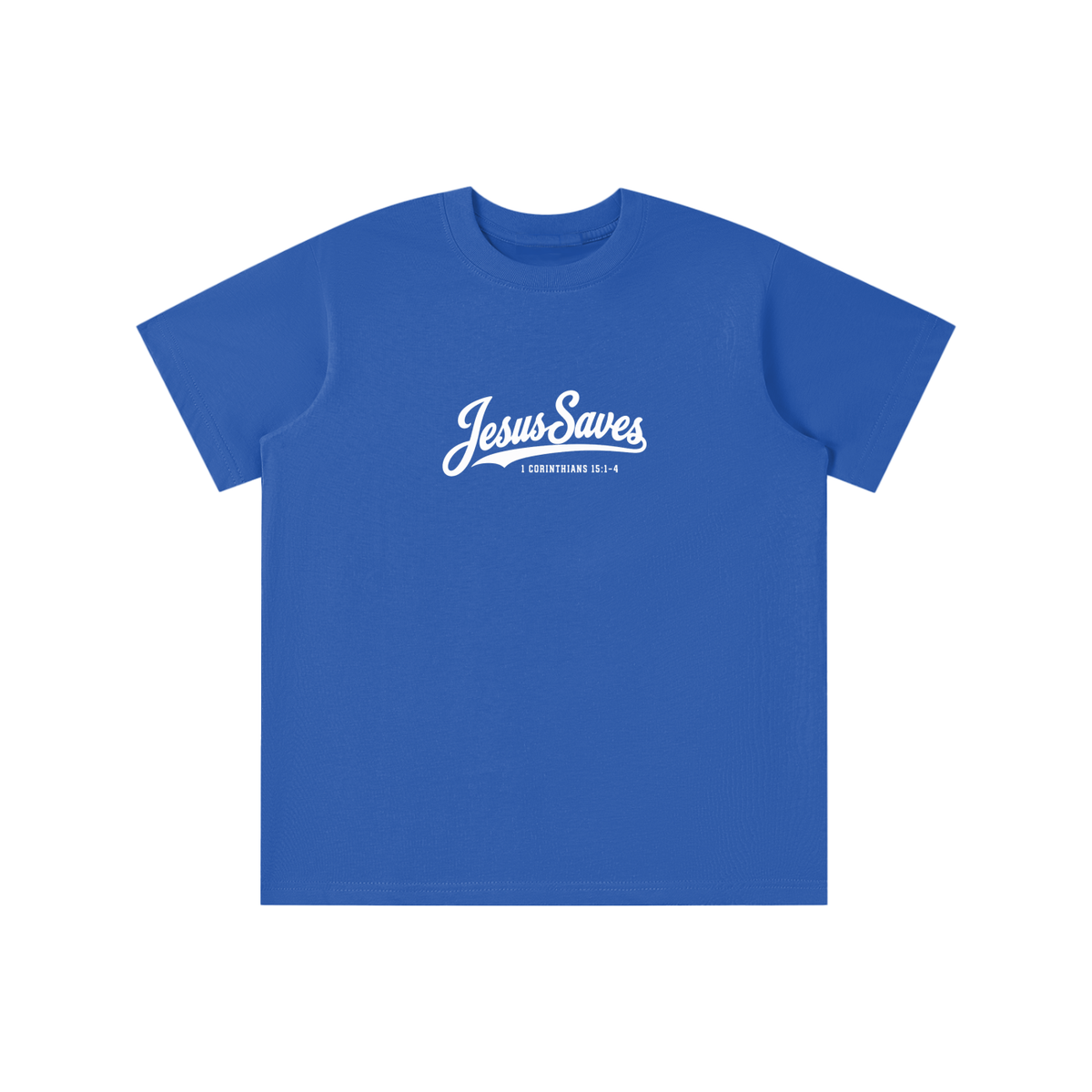 JESUS SAVES 1 Corinthians 15:1-4 youth T-shirt