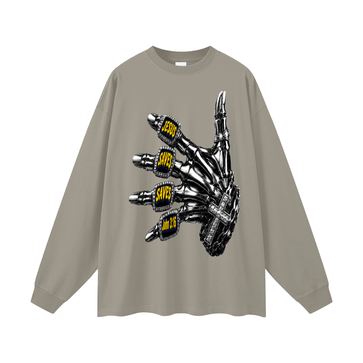 Jesus saves saves John 3:16 Long Sleeve T-Shirt