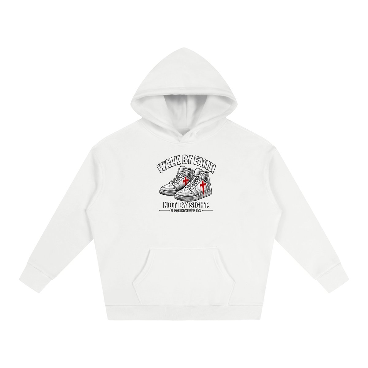 Walk by faith not by sight. Hoodie