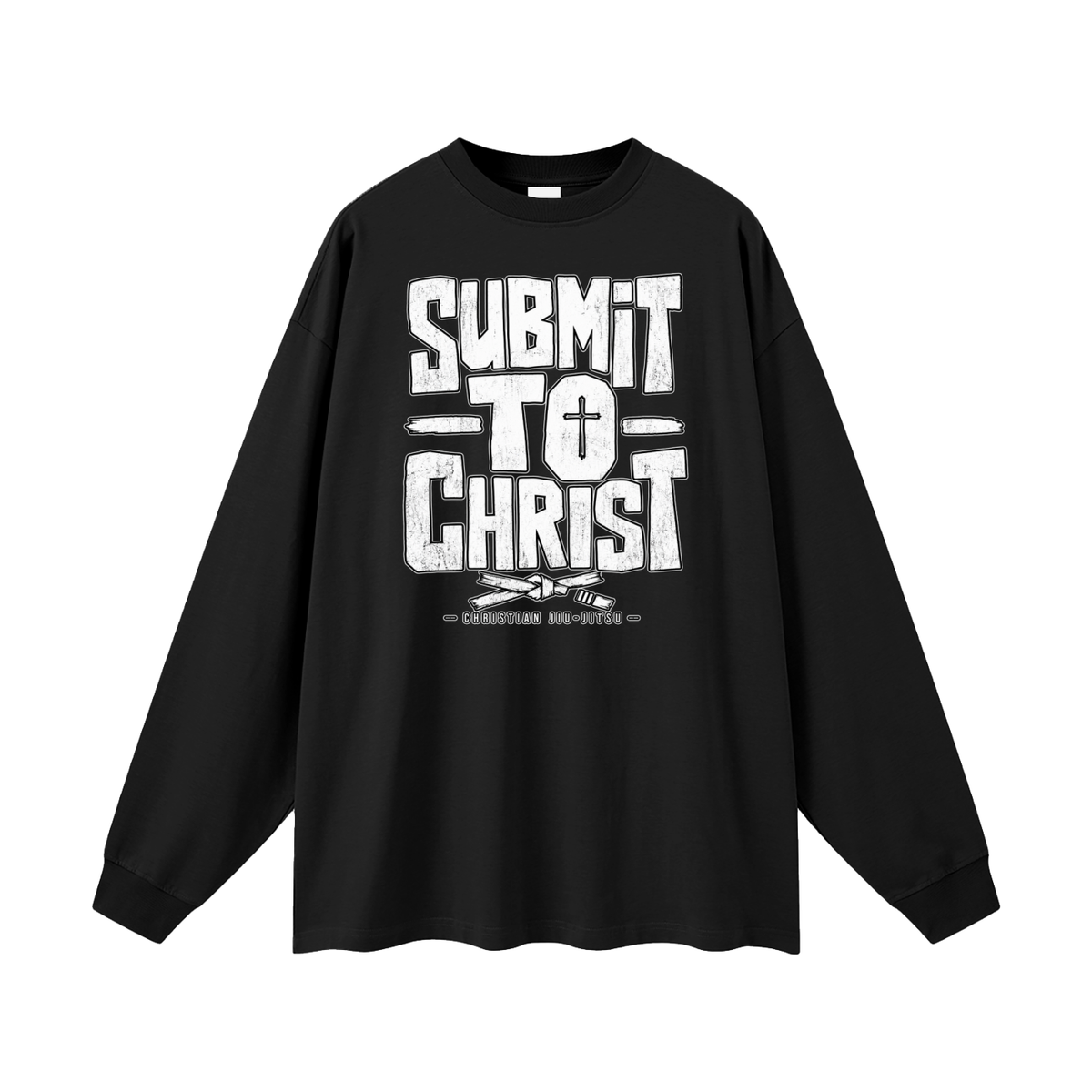 SUBMIT TO CHRIST CHRISTIAN JIU-JITSU Long Sleeve T-Shirt