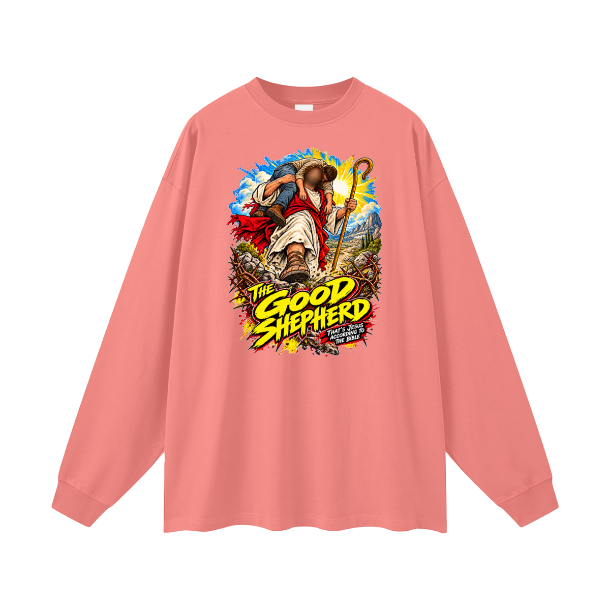 THE GOOD SHEPHERD THAT'S JESUS ACCORDiNG TO THE BiBLE Long Sleeve T-Shirt