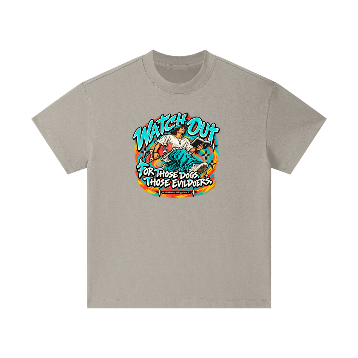 WATCH OUT FOR THOSE DOGS, THOSE EVILDOERS INSPIRED BY *Philippians 3:2* Kids T-Shirt