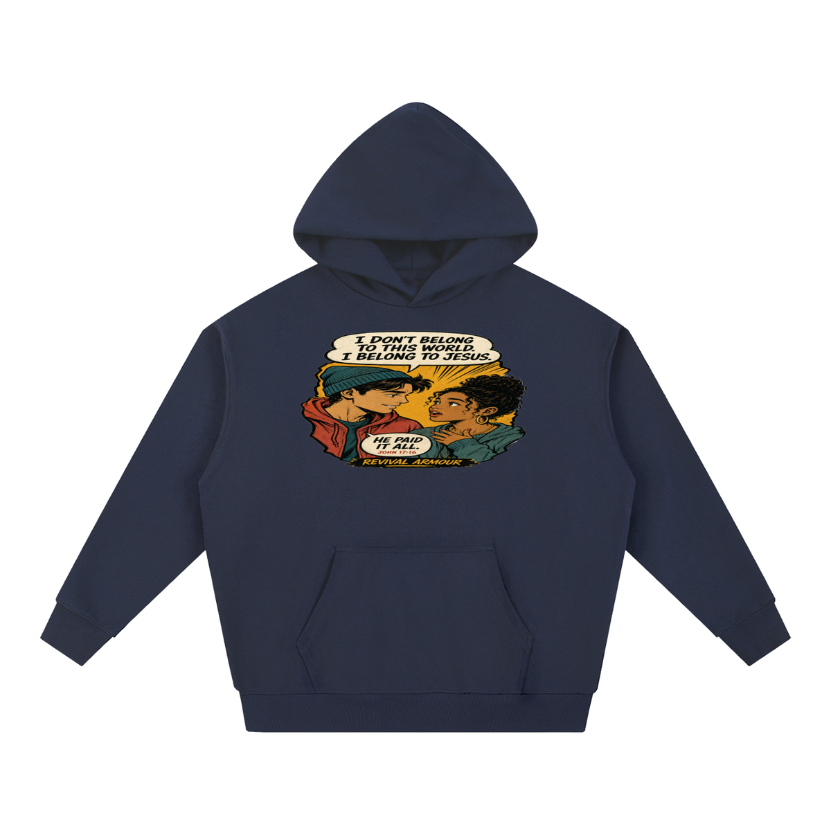 John 17:16 inspired Hoodie