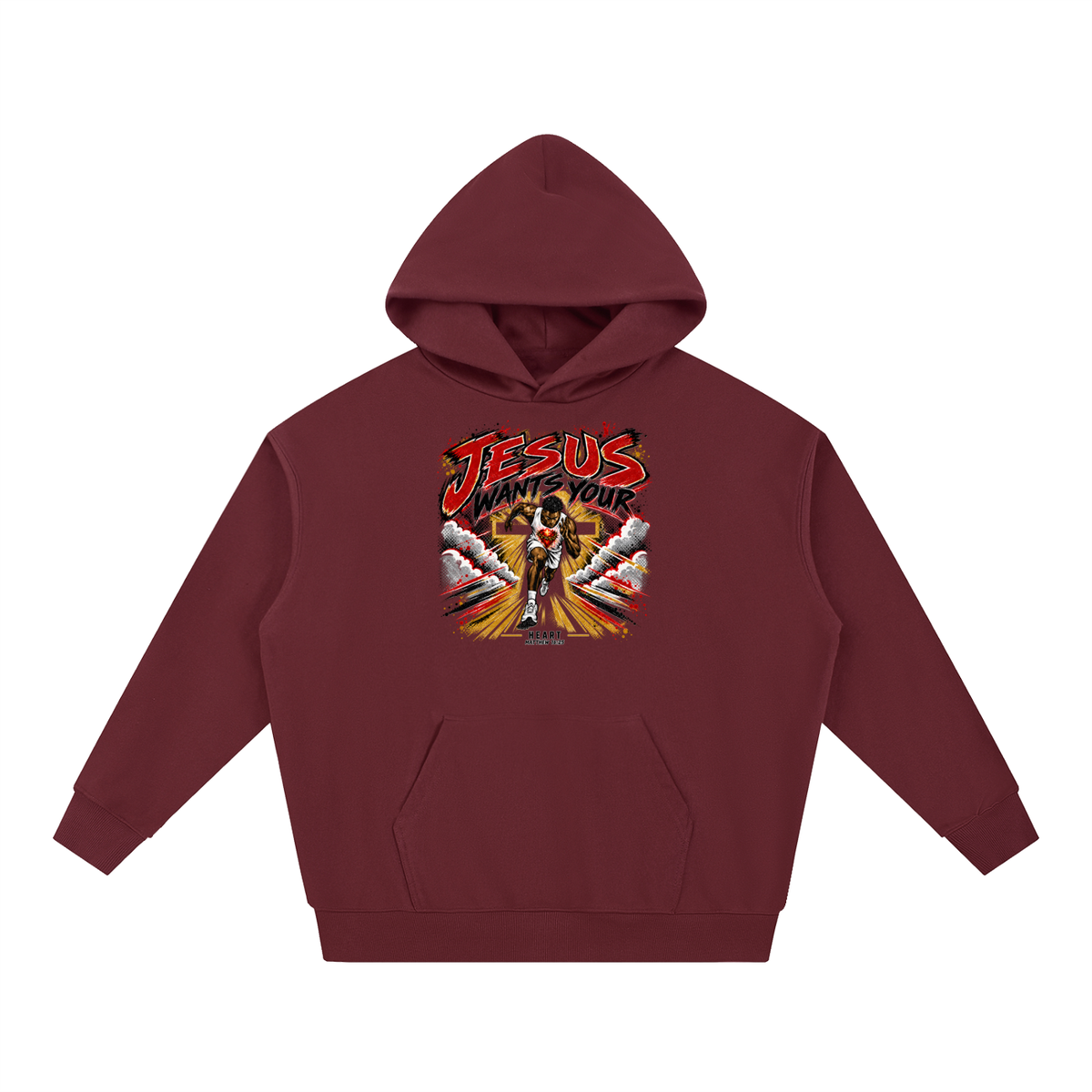 JESUS WANTS YOUR HEART MATTEW 16:25 Hoodie