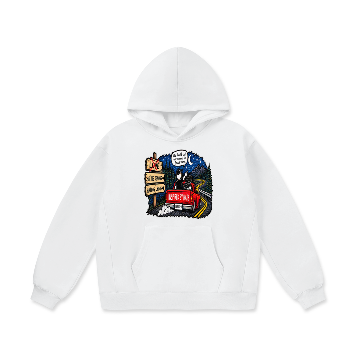 INSPIRED BY HATE Hoodie