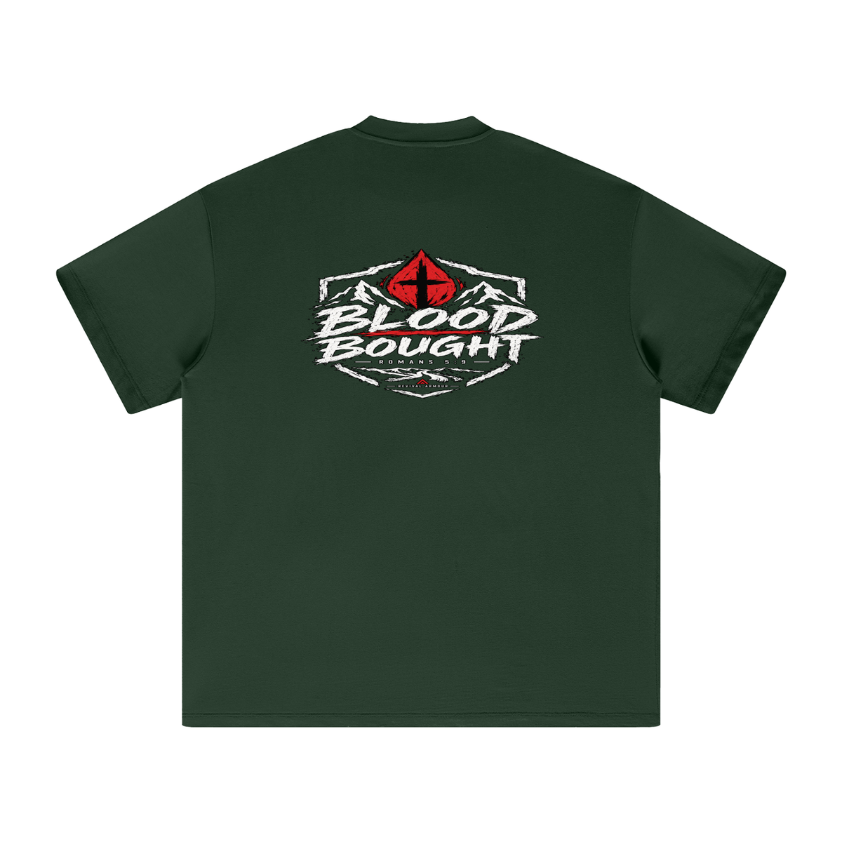 BLOOD BOUGHT - ROMANS 5:9 - T-Shirt