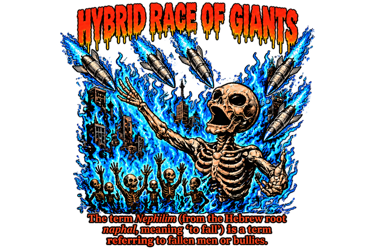 HYBRID RACE OF GIANTS the term nephilim (from the hebrew root naphal, meaning 'to fall') is a term referring to fallen men or bullies. Long Sleeve T-Shirt