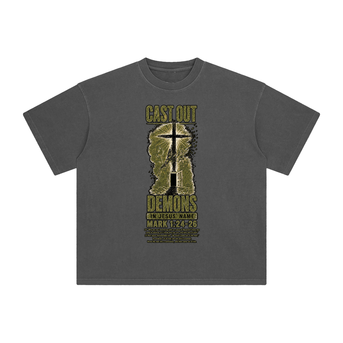 Mark 1:24-26 NLT T-Shirt