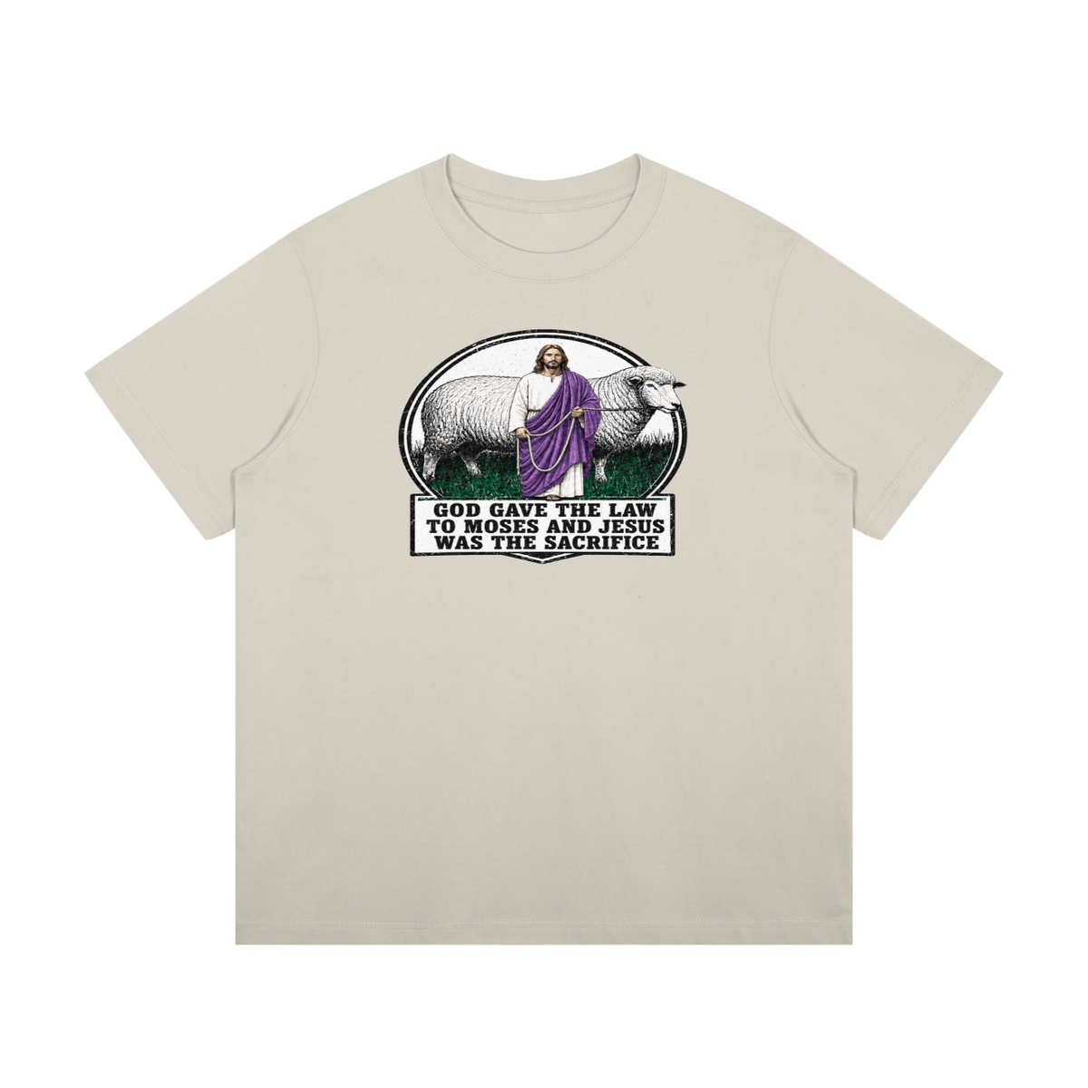 God gave the law to Moses and Jesus was the sacrifice T-Shirt