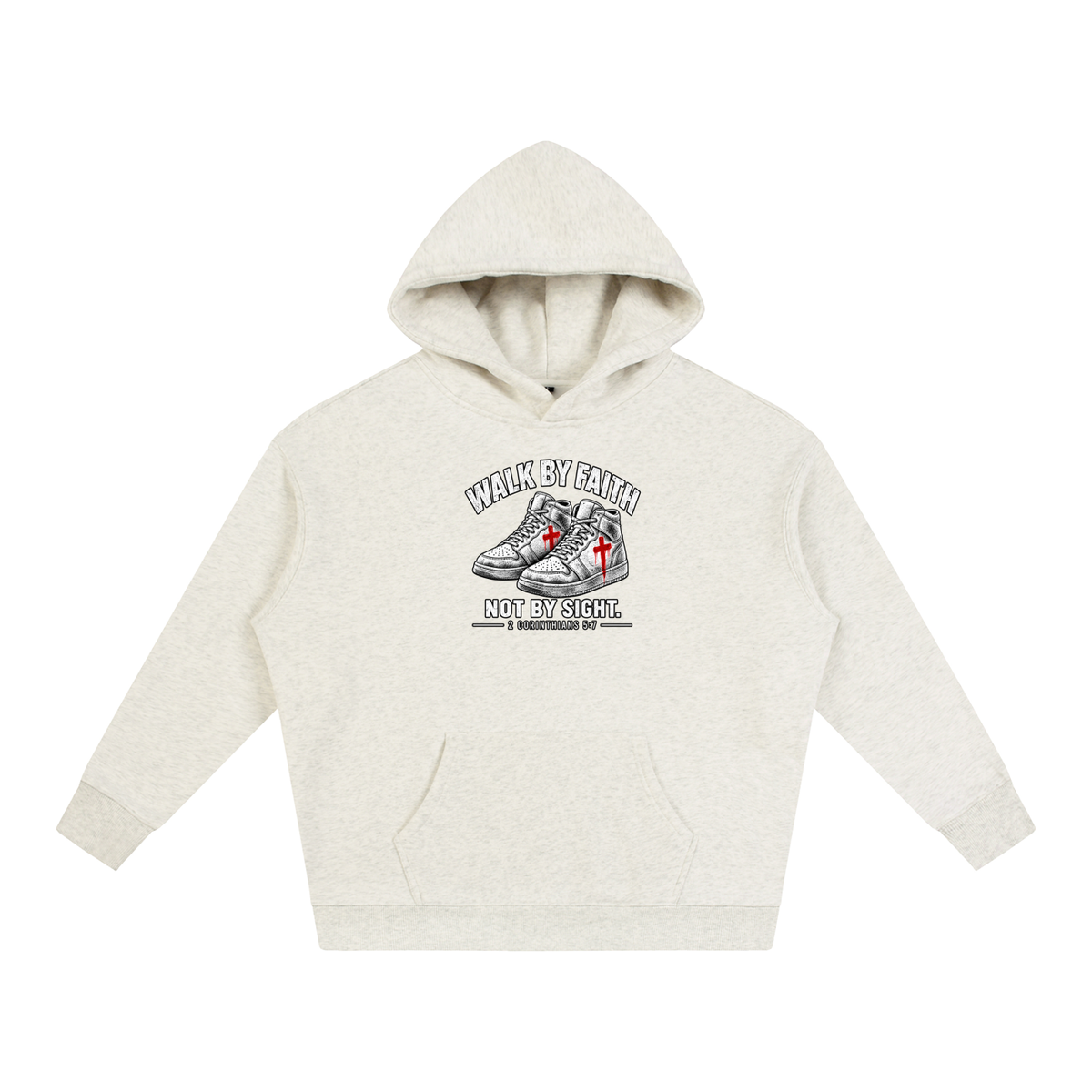 Walk by faith not by sight. Hoodie