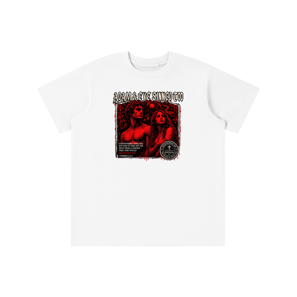 ADAM & EVE SINNED TOO youth T-shirt